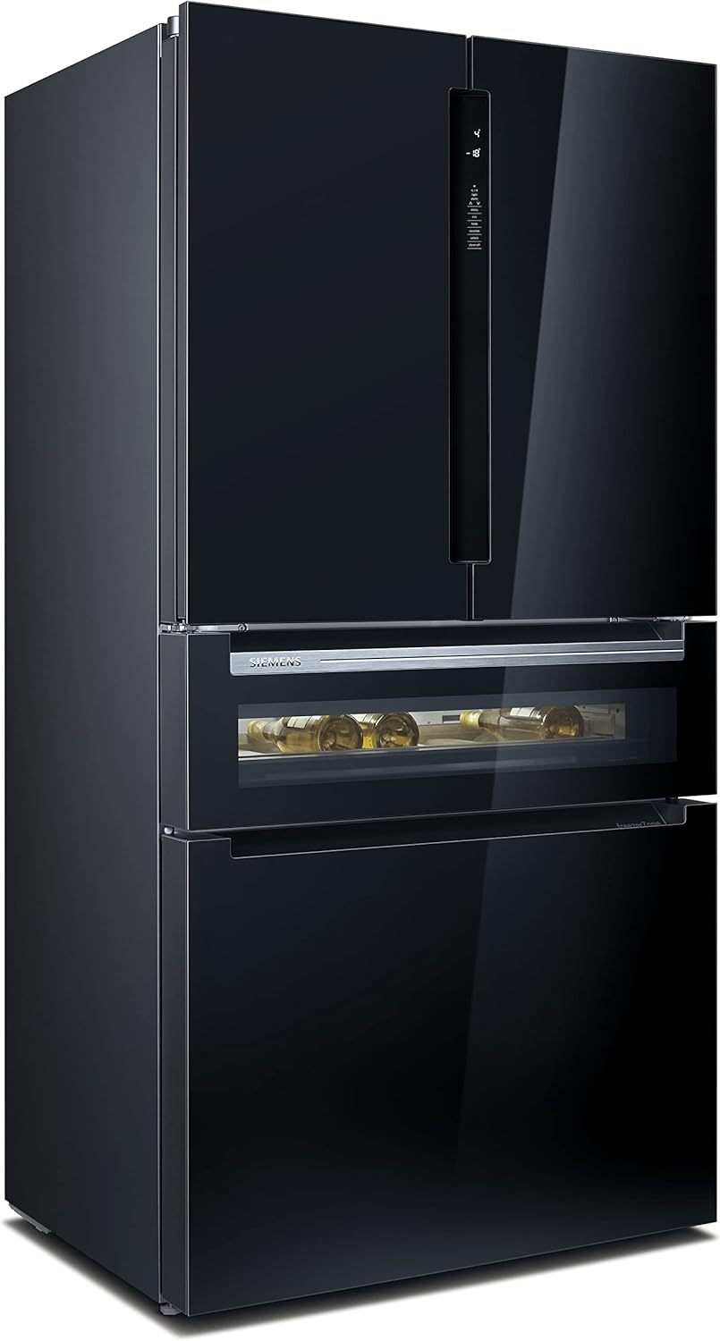 2026 SIEMENS KF96NVPEA iQ300 Multi-Door-Kühlschrank, 183 x 91 cm, 405 L Kühlen & 200 L Gefrieren, hyperFresh längere Frische, noFrost nie wieder abtauen, superCooling schnellere Kühlung