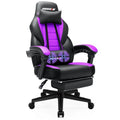 2026 BOSSIN Racing Style Gaming Chair,300 lbs Big and Tall gamer chair High Back Computer Chair(Purple)