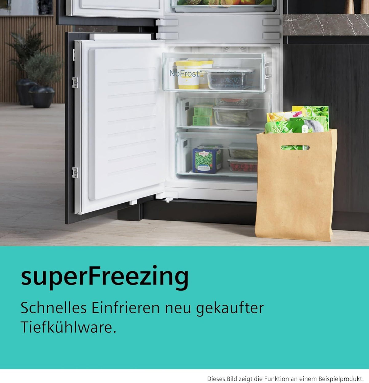 2026 SIEMENS KF96NVPEA iQ300 Multi-Door-Kühlschrank, 183 x 91 cm, 405 L Kühlen & 200 L Gefrieren, hyperFresh längere Frische, noFrost nie wieder abtauen, superCooling schnellere Kühlung