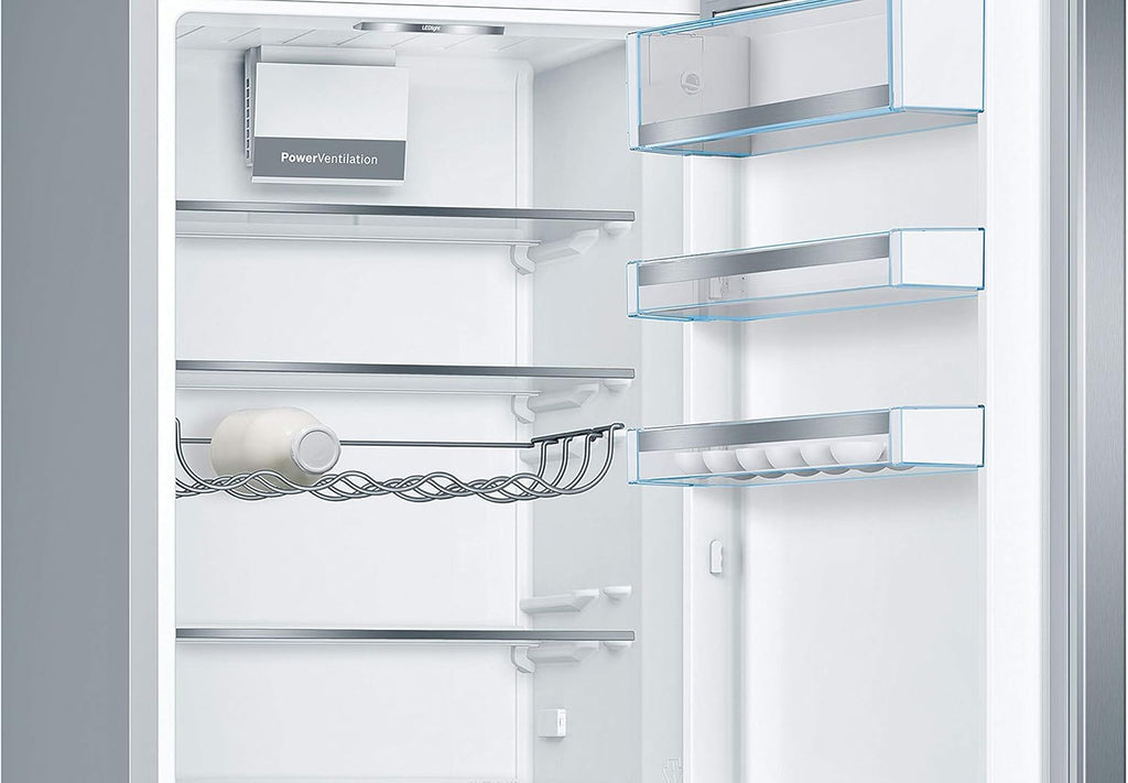 2026 Bosch KGE398IBP - Série 6, Réfrigérateur combiné pose-libre, 201 x 60 cm, Inox anti trace de doigts
