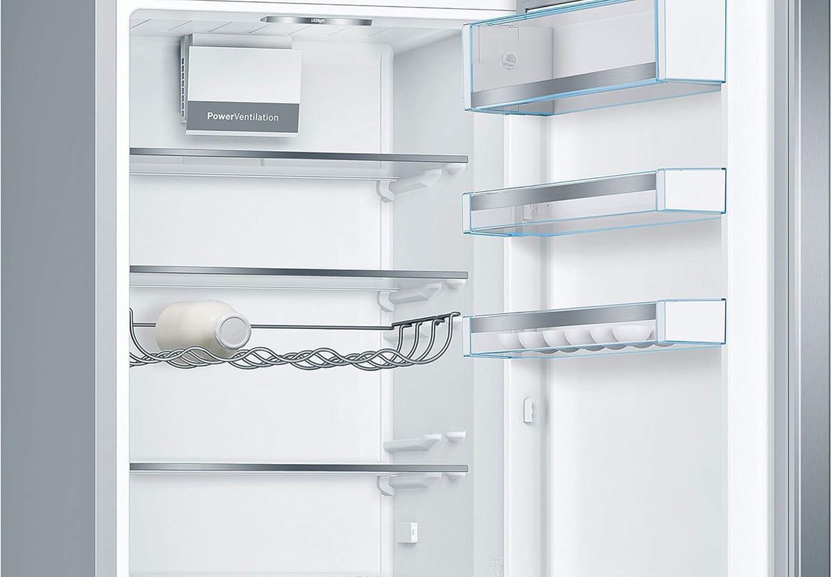 2026 Bosch KGE398IBP - Série 6, Réfrigérateur combiné pose-libre, 201 x 60 cm, Inox anti trace de doigts