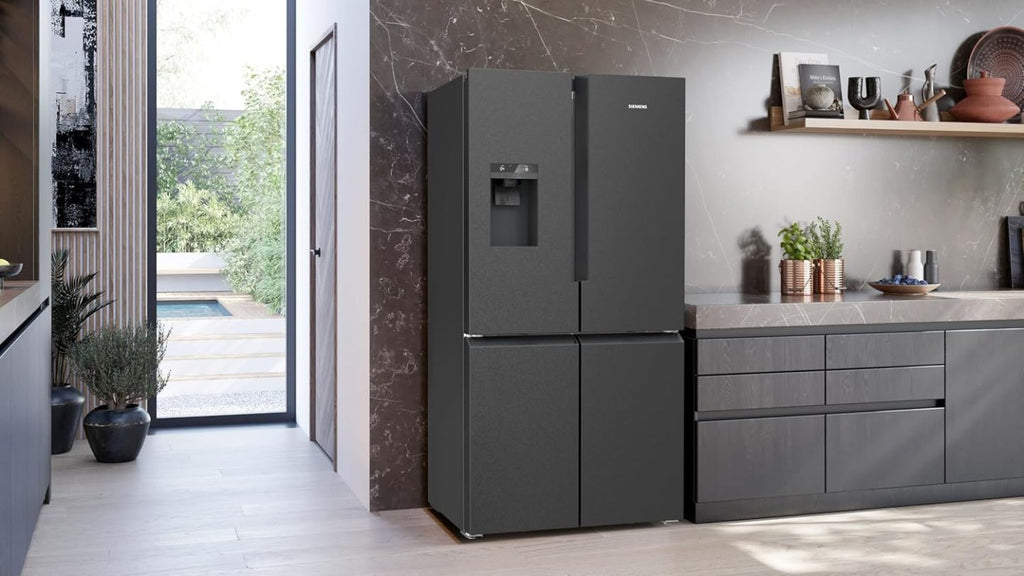 2026 SIEMENS KF96NVPEA iQ300 Multi-Door-Kühlschrank, 183 x 91 cm, 405 L Kühlen & 200 L Gefrieren, hyperFresh längere Frische, noFrost nie wieder abtauen, superCooling schnellere Kühlung
