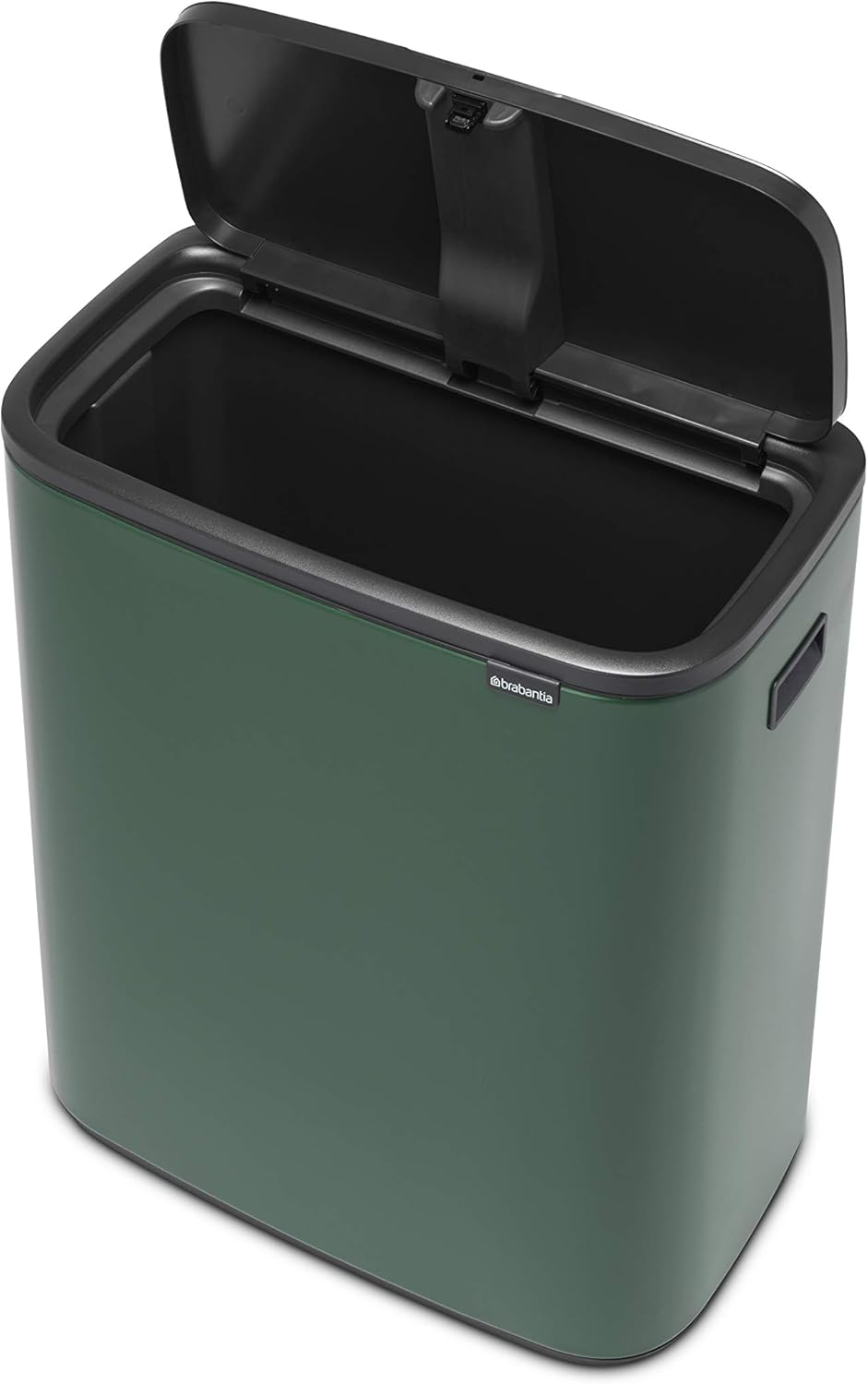 2026 Poubelle Brabantia, acier mat, anti-traces de doigts, 2 x 30 L