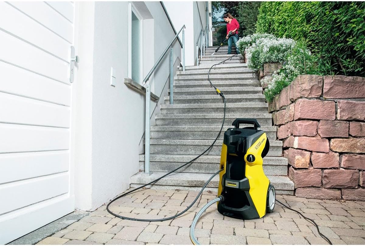 2026 Nettoyeur haute pression Kärcher K 7 Premium Smart Control Flex Home, Pression : 180 bar, Débit : 600 l/h, Rendement : 60 m²/h, Filtre à eau, Poids : 18 kg, Tuyau flexible, Lance multijets