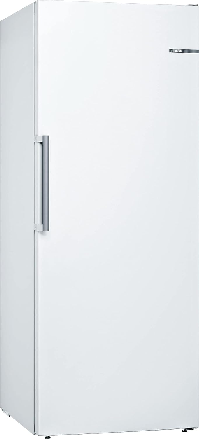 2026 Bosch GSN54AWCV Série 6 Congélateur XXL 176 x 70 cm extra large 327 L NoFrost ne dégivrage plus jamais avec éclairage LED uniforme BigBox Espace pour gros aliments congelés Blanc