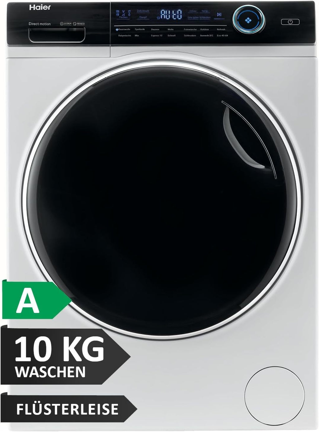 2026 Haier I-PRO SERIE 7 HW70-B14979 I Frontlader Waschmaschine 7kg I Washing Machine mit A-Effizienz, 1.400 U/Min. & leisem Direktantrieb I Inkl. Dampffunktion, Selbstreinigungssystem & Refresh-Programm