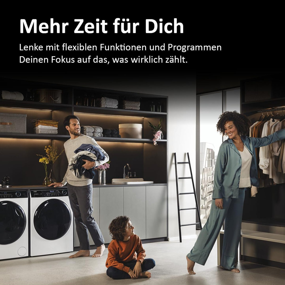 2026 Haier I-PRO SERIE 7 HW70-B14979 I Frontlader Waschmaschine 7kg I Washing Machine mit A-Effizienz, 1.400 U/Min. & leisem Direktantrieb I Inkl. Dampffunktion, Selbstreinigungssystem & Refresh-Programm