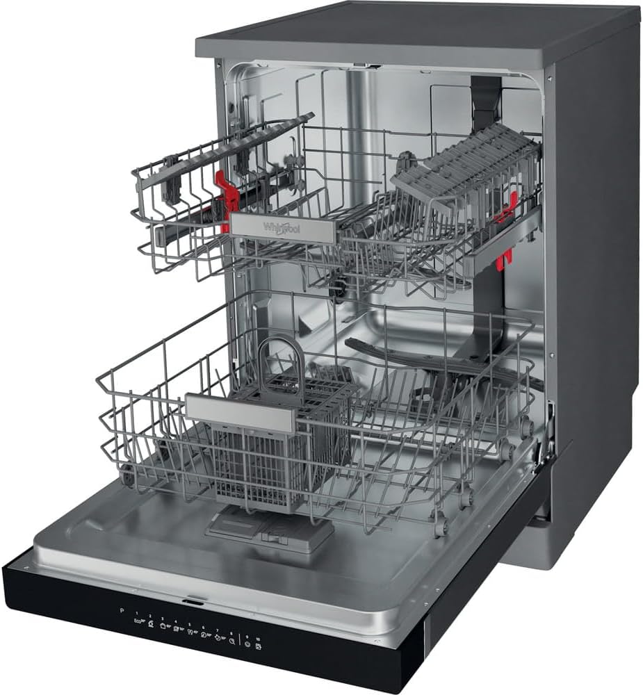 2026 Whirlpool Lave-vaisselle, couleur inoxydable, grande capacité – WFO 3T141 X