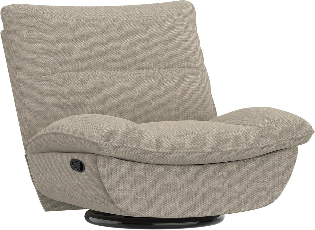 2026 Fauteuil inclinable FLEXISPOT XC6, canapé pivotant à bascule, fauteuil TV avec dossier réglable, fauteuil inclinable pour chambre, salon et home cinéma (beige)