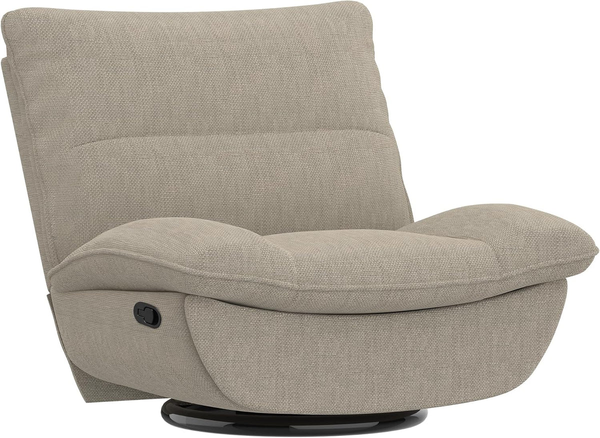 2026 Fauteuil inclinable FLEXISPOT XC6, canapé pivotant à bascule, fauteuil TV avec dossier réglable, fauteuil inclinable pour chambre, salon et home cinéma (beige)