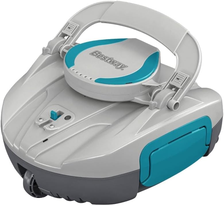 2026 Bestway Robot aspirateur de Piscine Automatique AquaTronix G100-27 cm x 24,4 cm x 15,5 cm - Gris/Vert