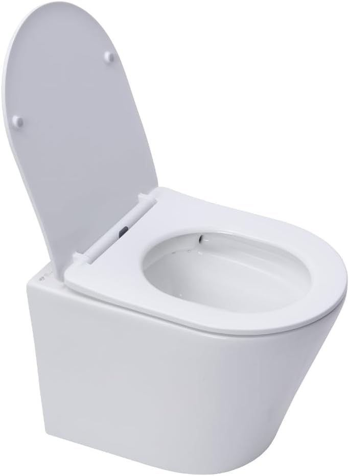 2026 WC Suspendu Pack Complet Accessoires - Pack WC Grohe Bâti autoportant, WC SAT Infinitio sans bride, Plaque chrome, Abattant WC,Cuvette Toilette, Chasse d'eau Wc, Mécanisme