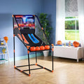2026 Arcade de Basket-Ball Double Shot avec Lumières LED(Noir/Orange/Bleu)