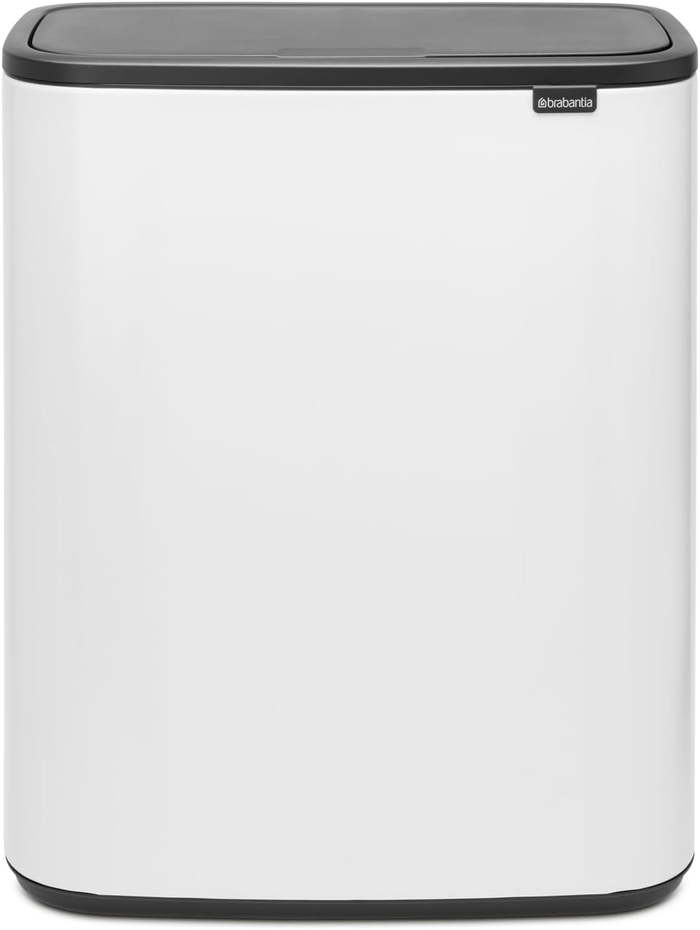 2026 Poubelle Brabantia, acier mat, anti-traces de doigts, 2 x 30 L