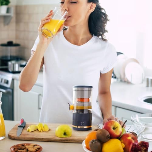 2026 Presse agrumes électrique pour boissons saines, presse agrumes électrique pour fruits et légumes, extracteur de jus électrique avec séparation, presse agrumes automatique avec séparation de la pulpe : Cuisine et Maison