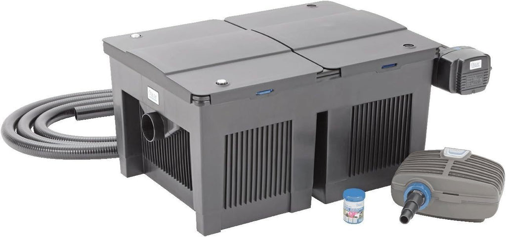 2026 OASE 56789 Durchlauffilter BioSmart Set 36000 geeignet für Teiche bis 36 m³, Filtersystem, Filterkomplettset inkl Filtermaterial, Teichpumpe und UVC Klärer