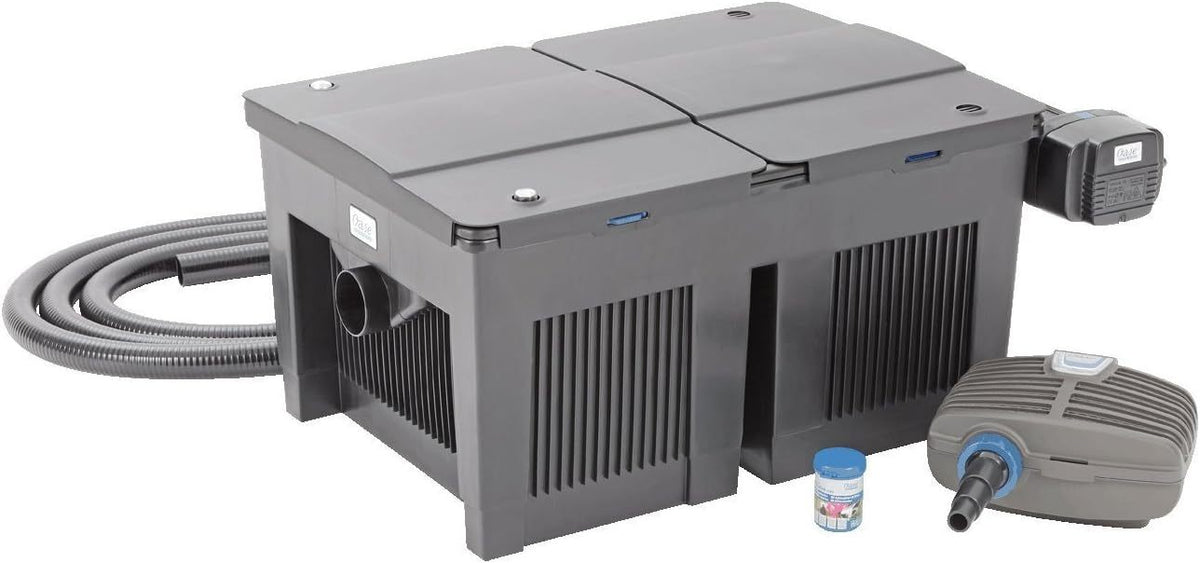 2026 OASE 56789 Durchlauffilter BioSmart Set 36000 geeignet für Teiche bis 36 m³, Filtersystem, Filterkomplettset inkl Filtermaterial, Teichpumpe und UVC Klärer
