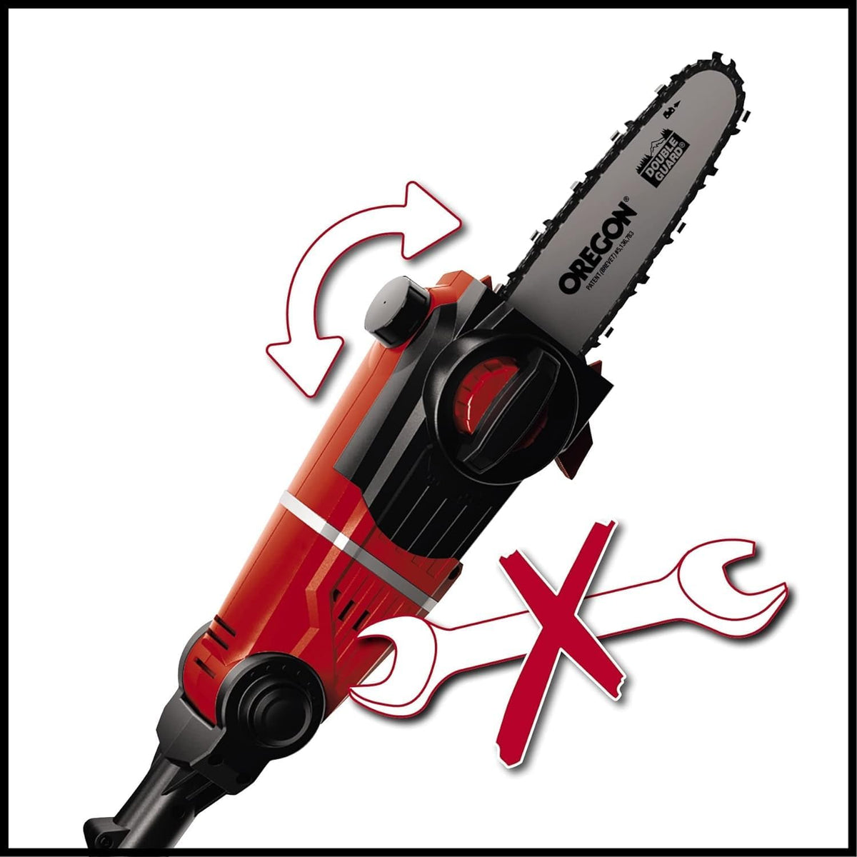 2026 Outil multifonction sans fil Einhell Power X Change GE-HC 18 Li T Solo - 200 W, 18 V, taille-haie et scie électrique 2 en 1, lame Oregon, chargeur et batterie non inclus