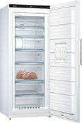 2026 Bosch GSN54AWCV Série 6 Congélateur XXL 176 x 70 cm extra large 327 L NoFrost ne dégivrage plus jamais avec éclairage LED uniforme BigBox Espace pour gros aliments congelés Blanc