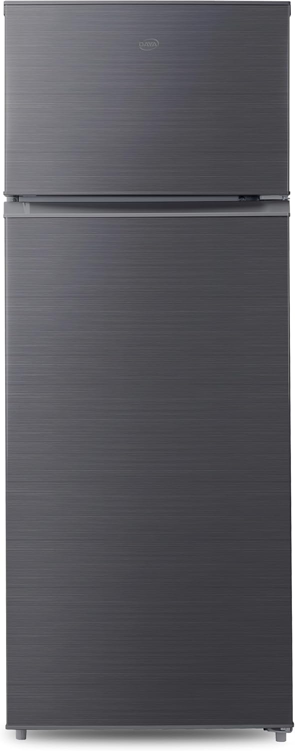 2026 Daya, DSDP210XE, Frigorifero doppia porta, 210 litri, total inox, defrost, porte reversibili, silenzioso 40 dB