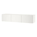 2026 Meuble TV mural 3 portes blanc mat