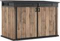 2026 Keter Coffre de rangement pour jardin Signature 2020L - Aspect bois